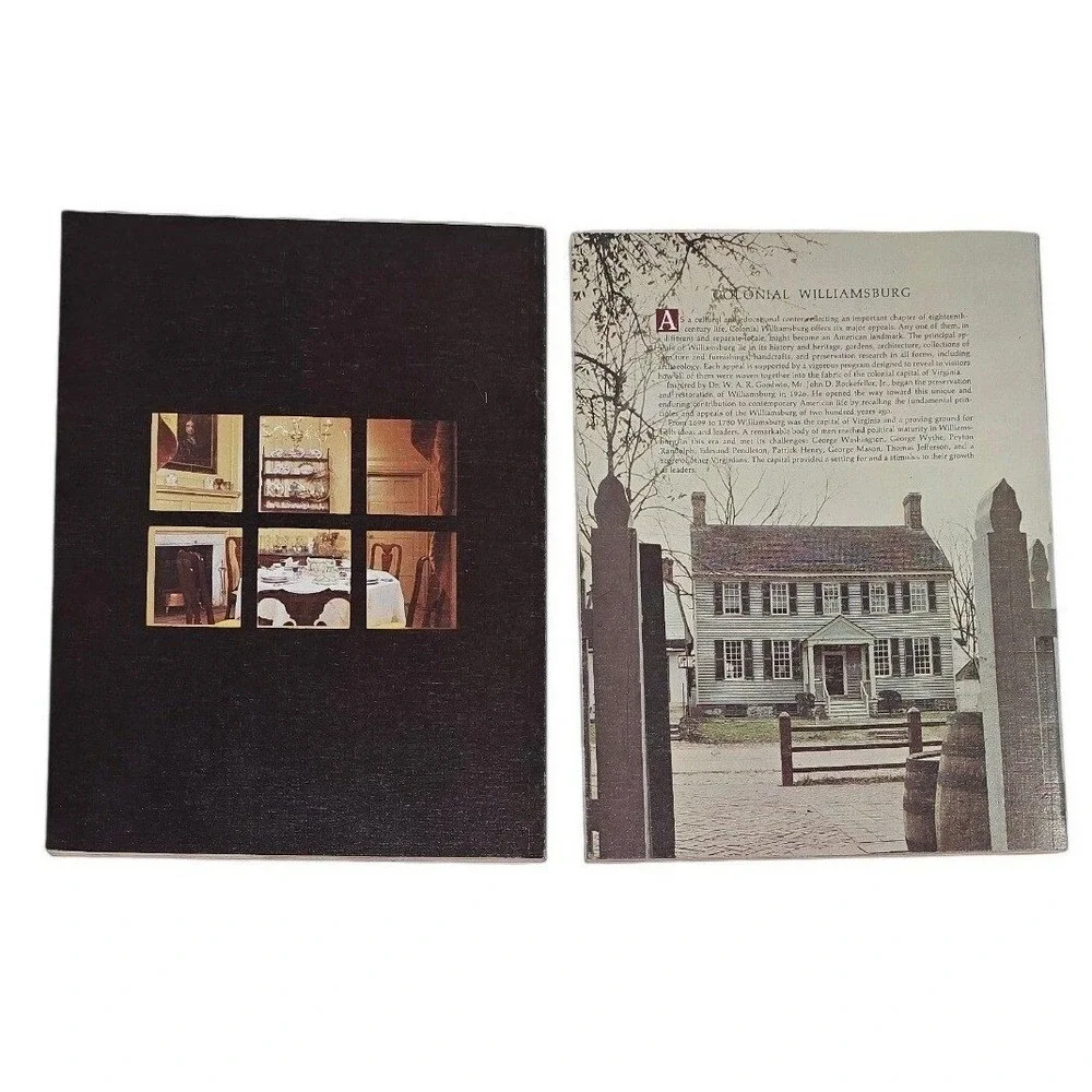 historical WILLIAMSBURG book architecture buildings antique furnishing reference